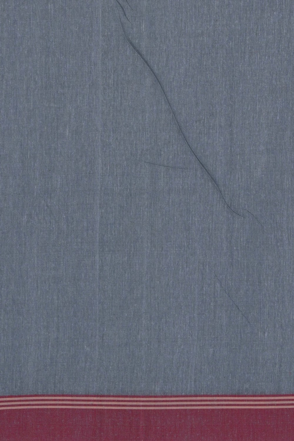 Image of Grey Ghicha Silk Saree