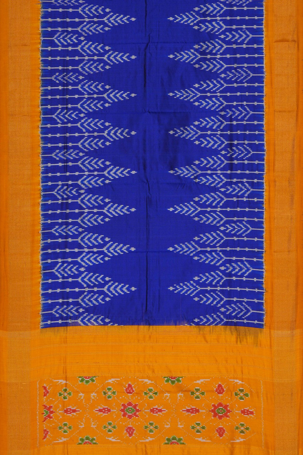 Image of Pochampally Silk Purple Dupatta