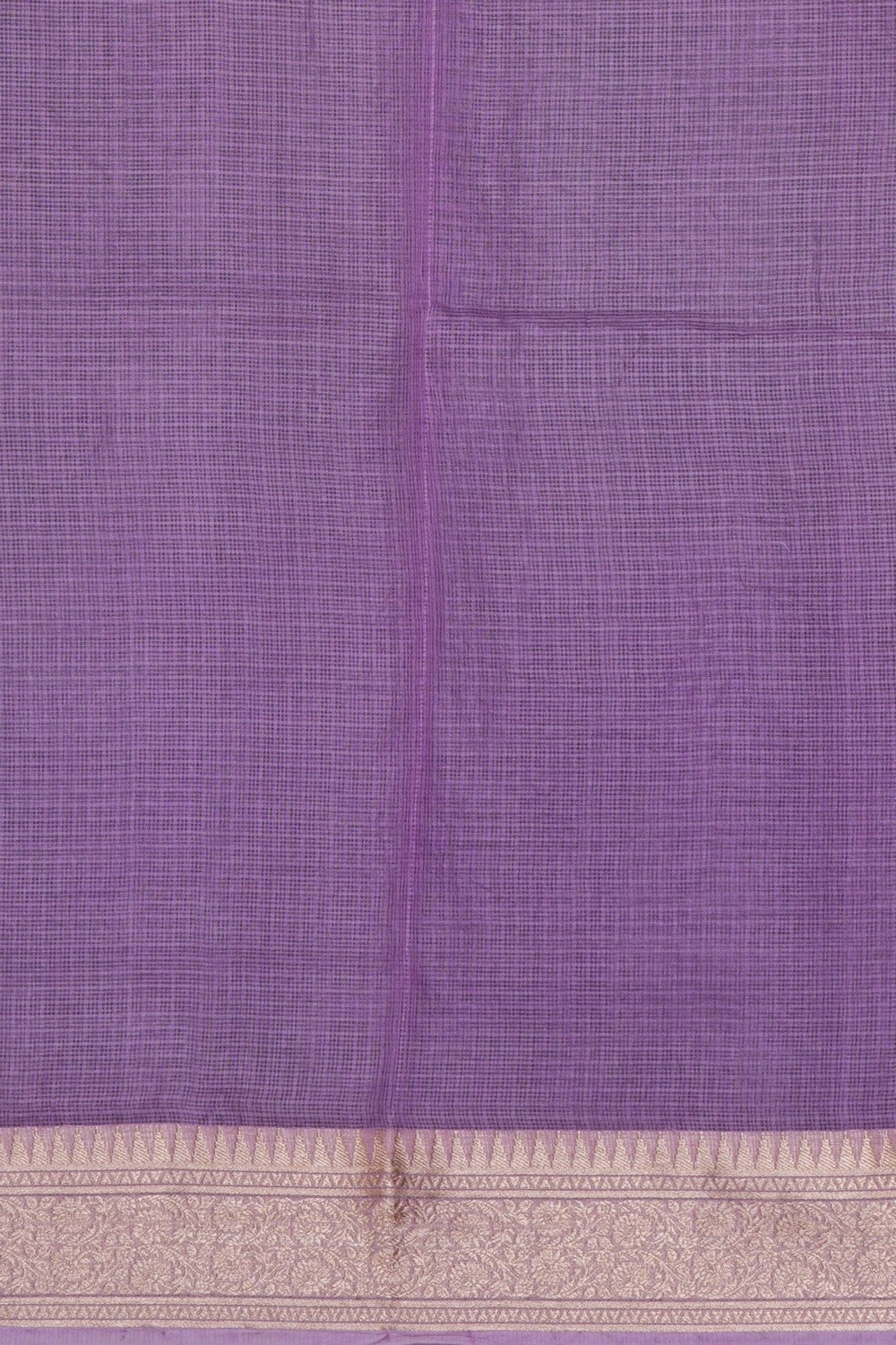 Image of Purple Kota Embroidery Saree