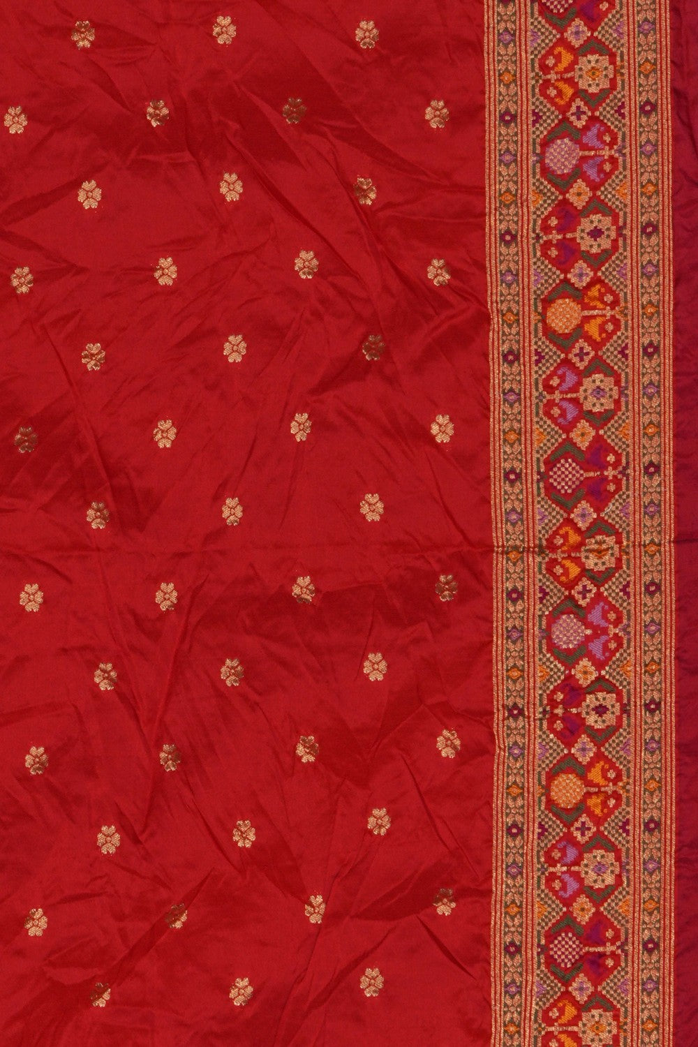 Image of A Purple Bandhani Saree