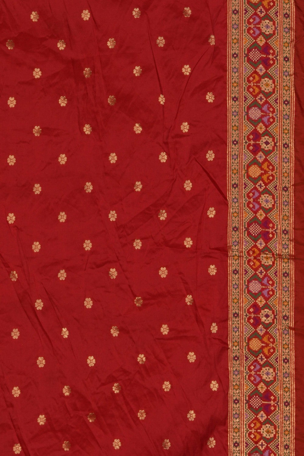 Image of A Green Bandhani Saree