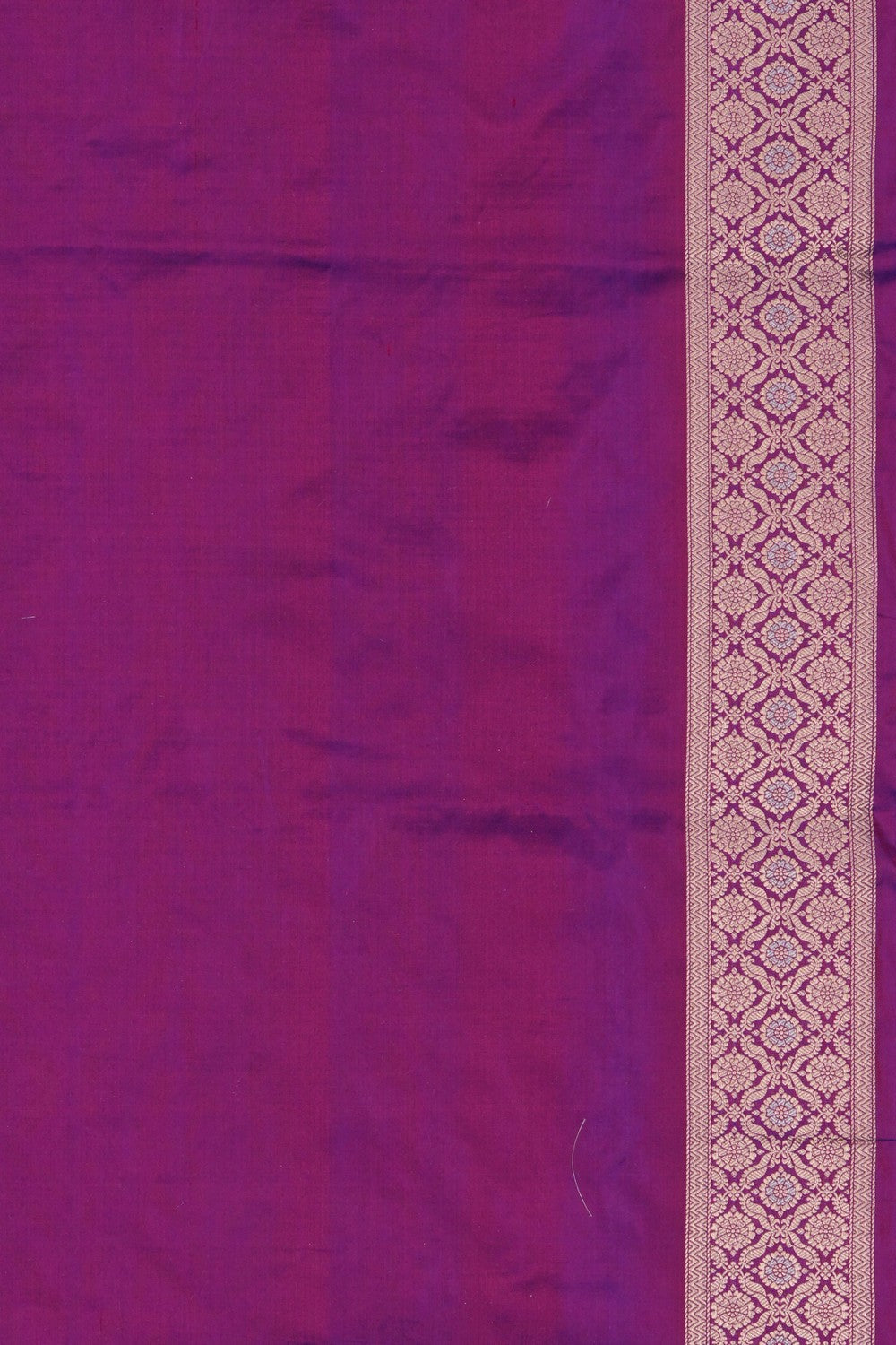 Image of Purple Banarasi Silk Brocade Saree