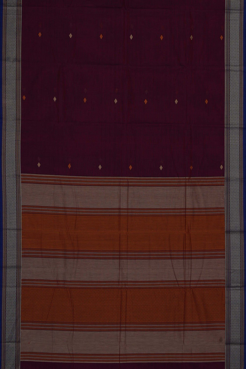 Image of Maroon South Cotton Saree