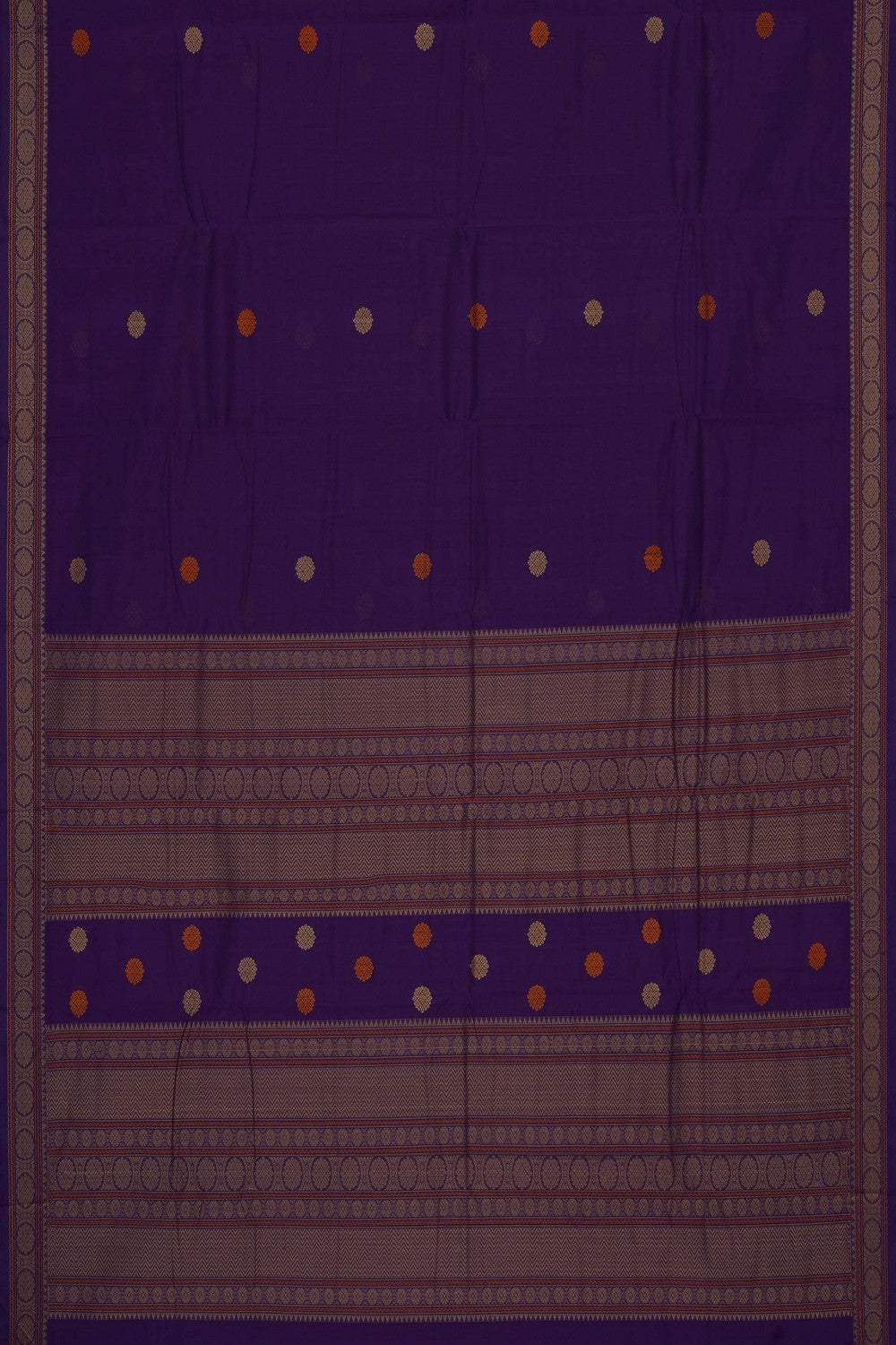 Image of Purple South Cotton Saree
