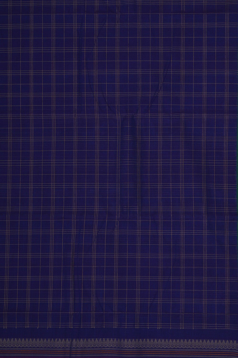 Image of South Cotton Kattam Purple Saree