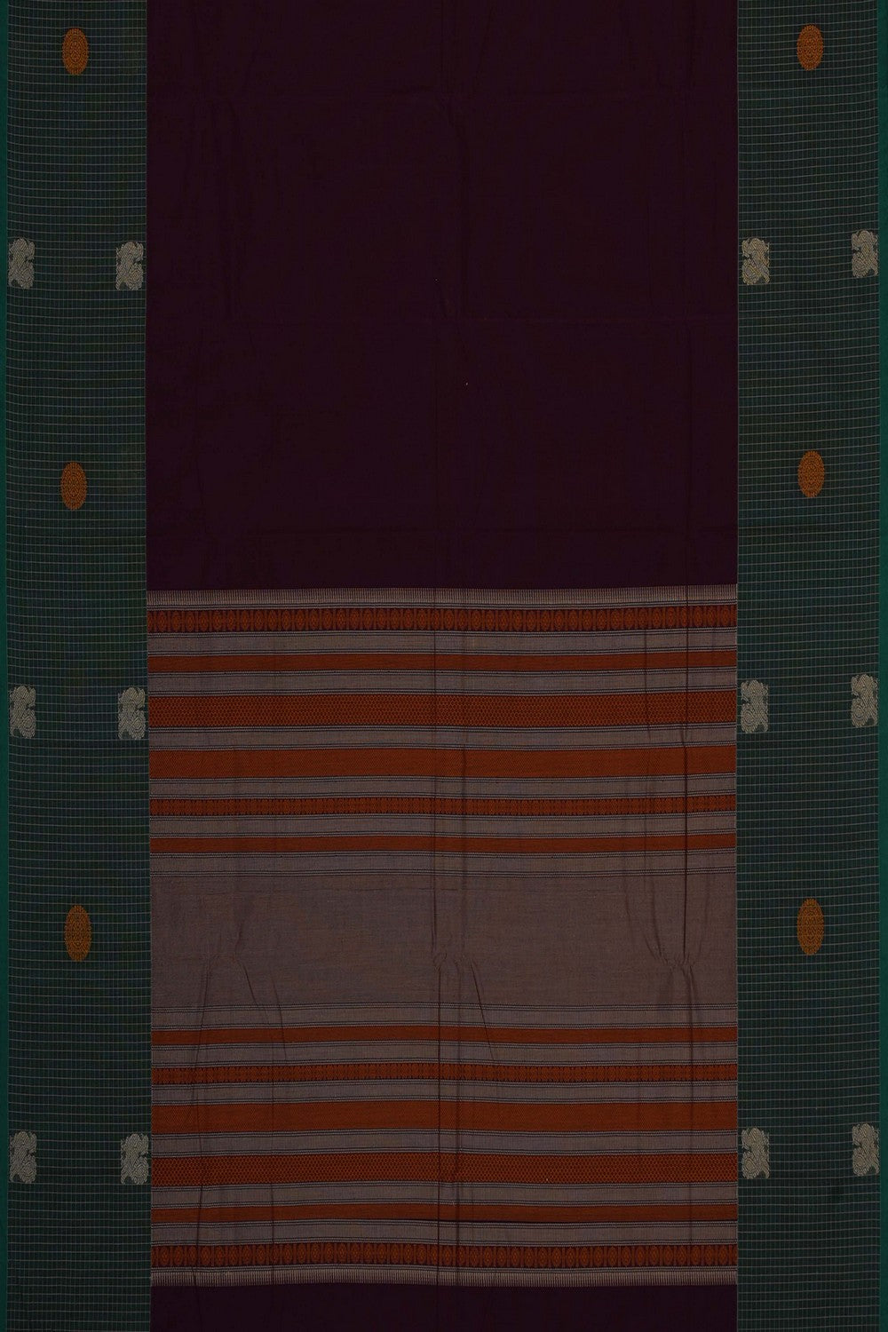 Image of Maroon South Cotton Saree