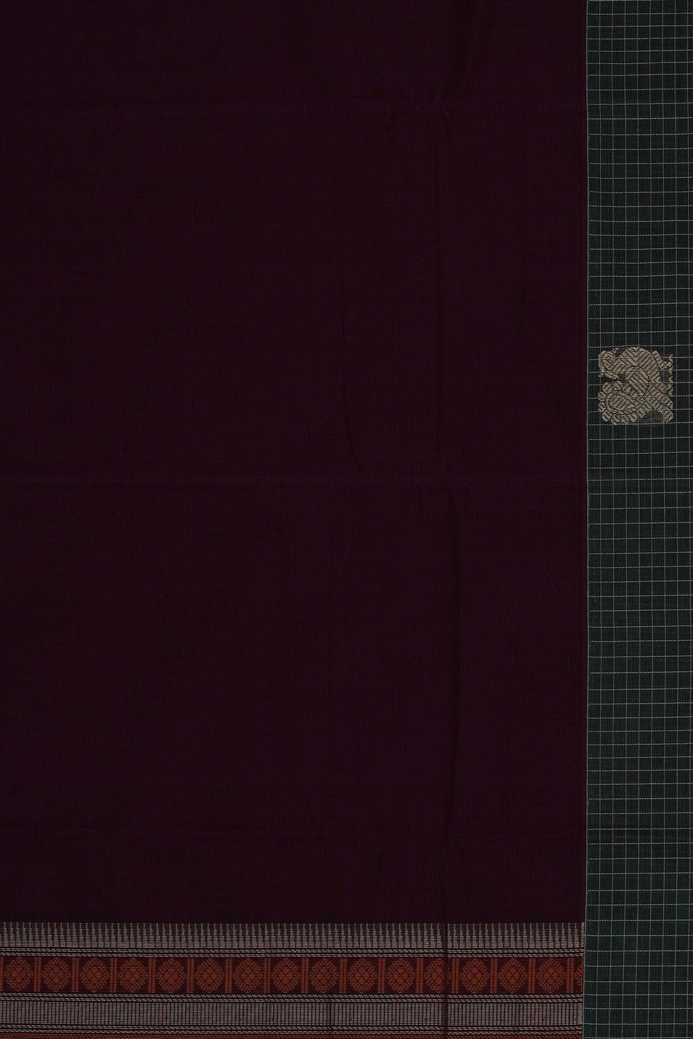 Image of Maroon South Cotton Saree