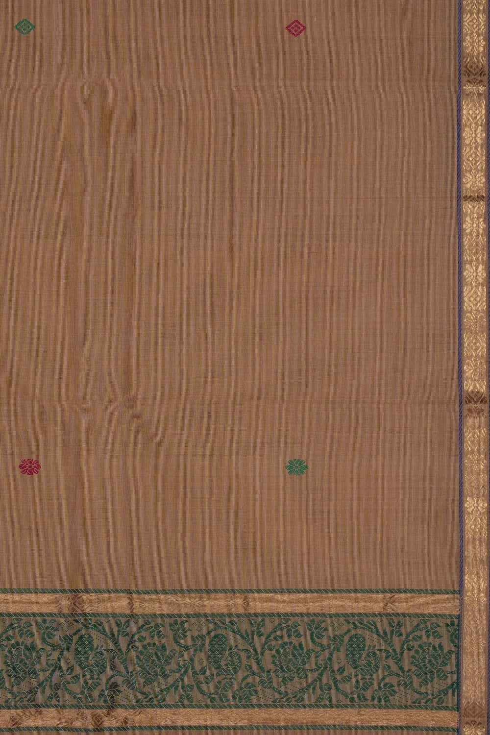 Image of Beige South Cotton Saree