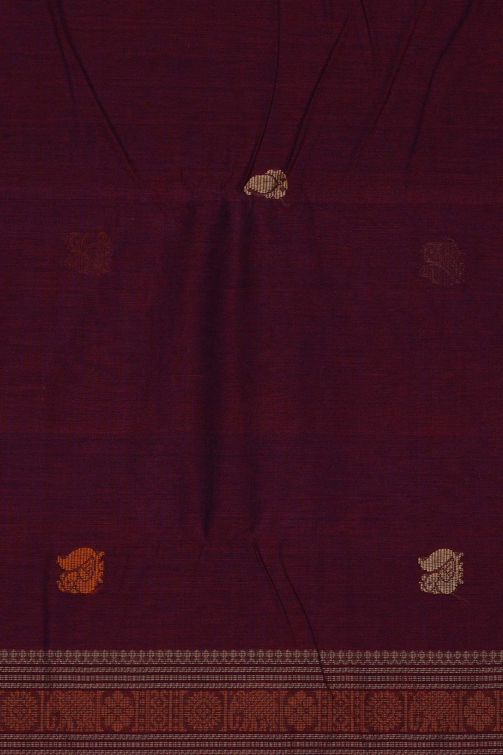 Image of Maroon South Cotton Saree