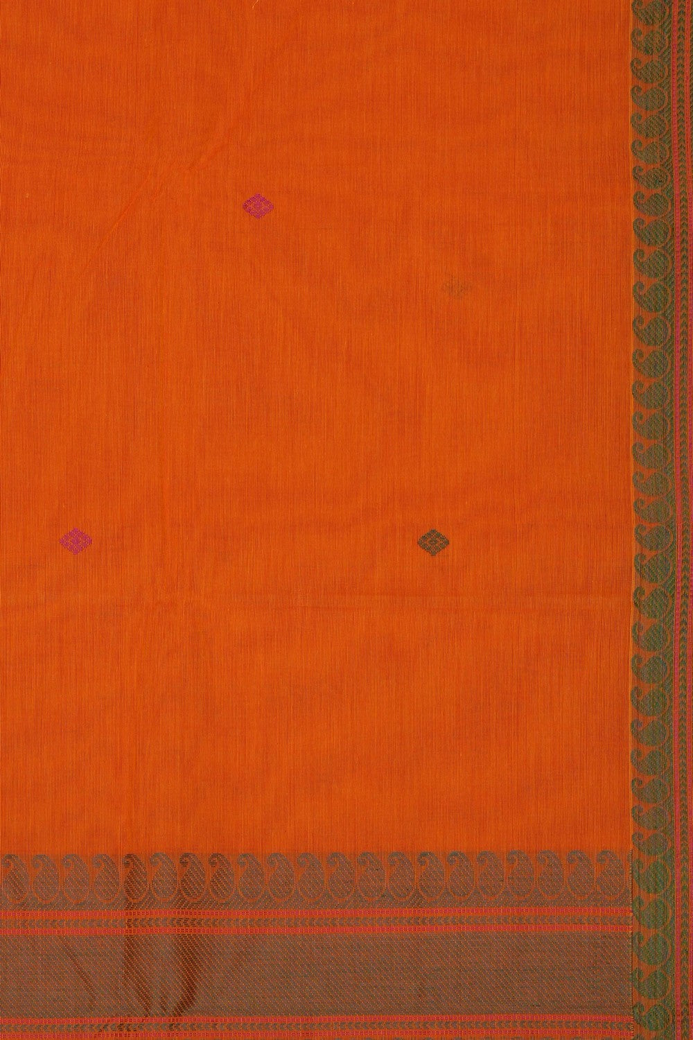 Image of Orange South Cotton Saree