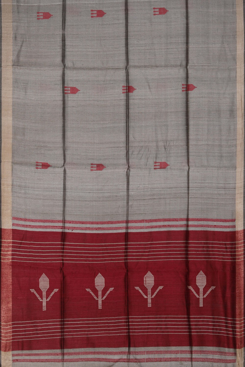 Image of A Desi Tussar Silk Saree