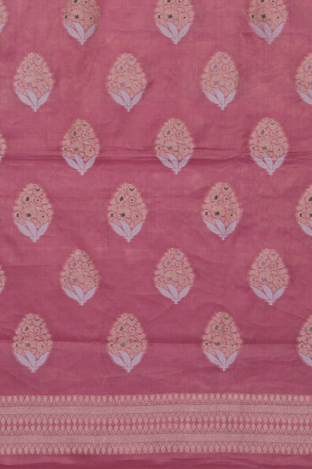 Image of Banarasi Tissue Silk Unstitched Suit (3 Pcs Set)