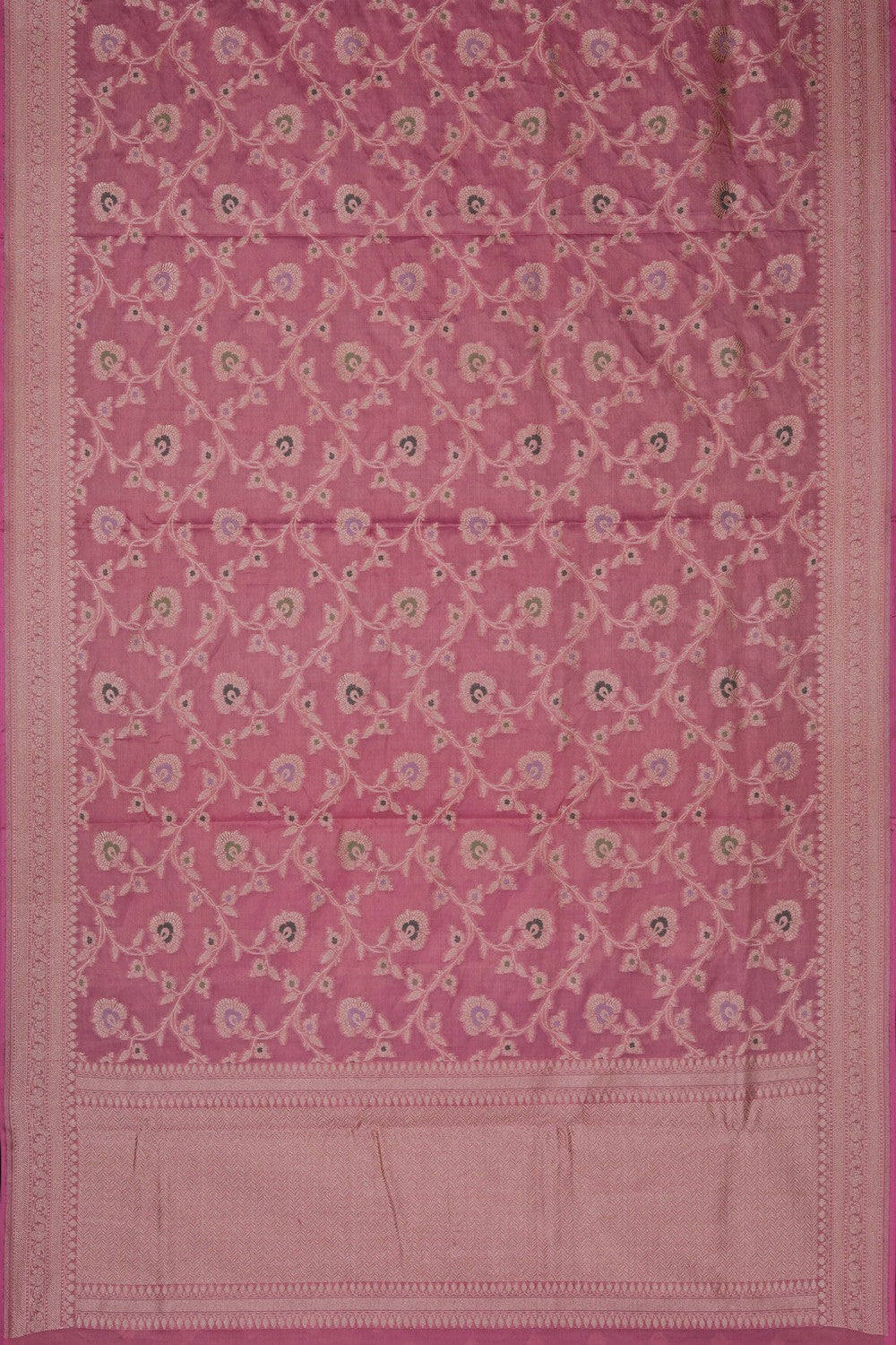 Image of Banarasi Tissue Silk Unstitched Suit (3 Pcs Set)