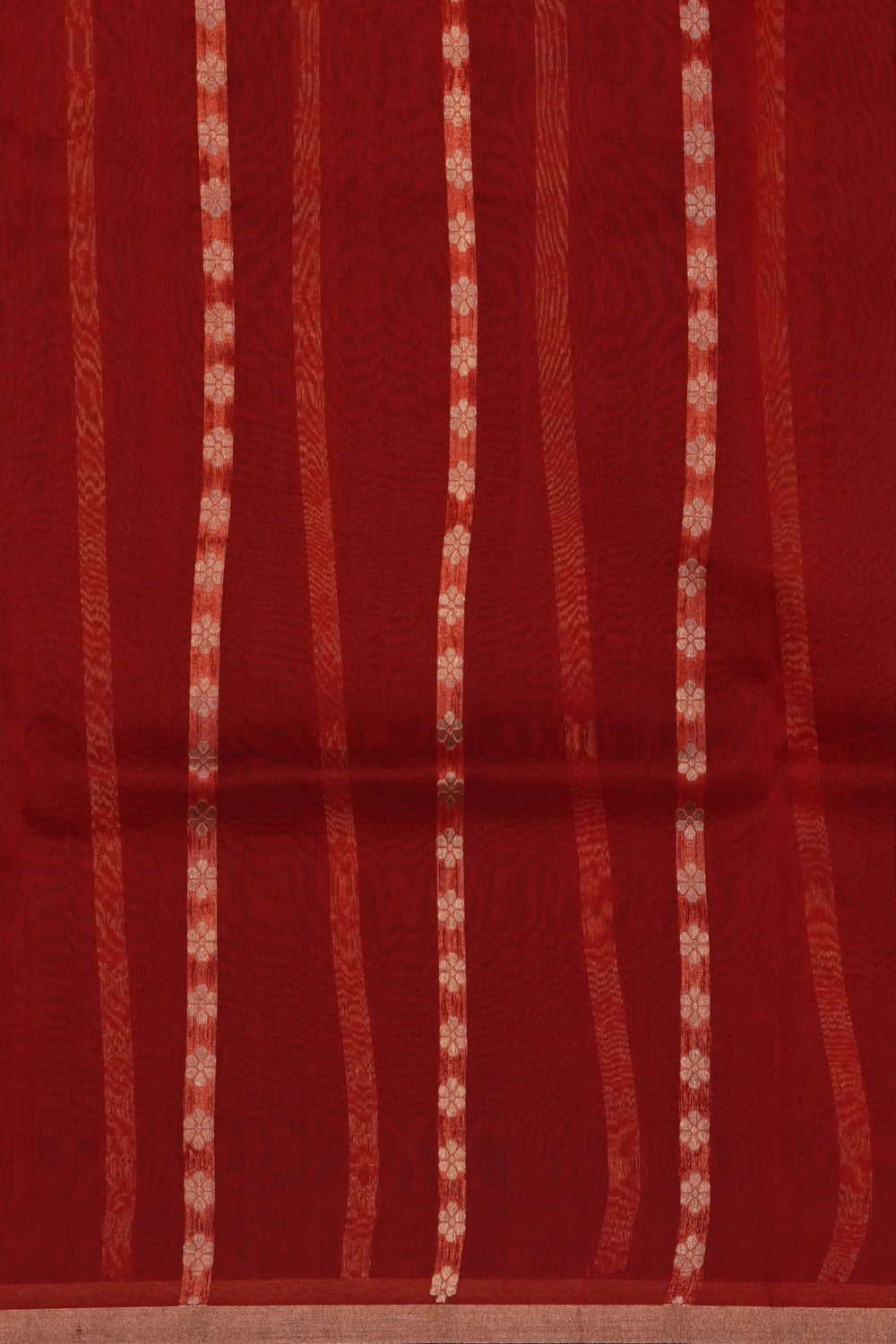 Image of Red Banarasi Kora Saree