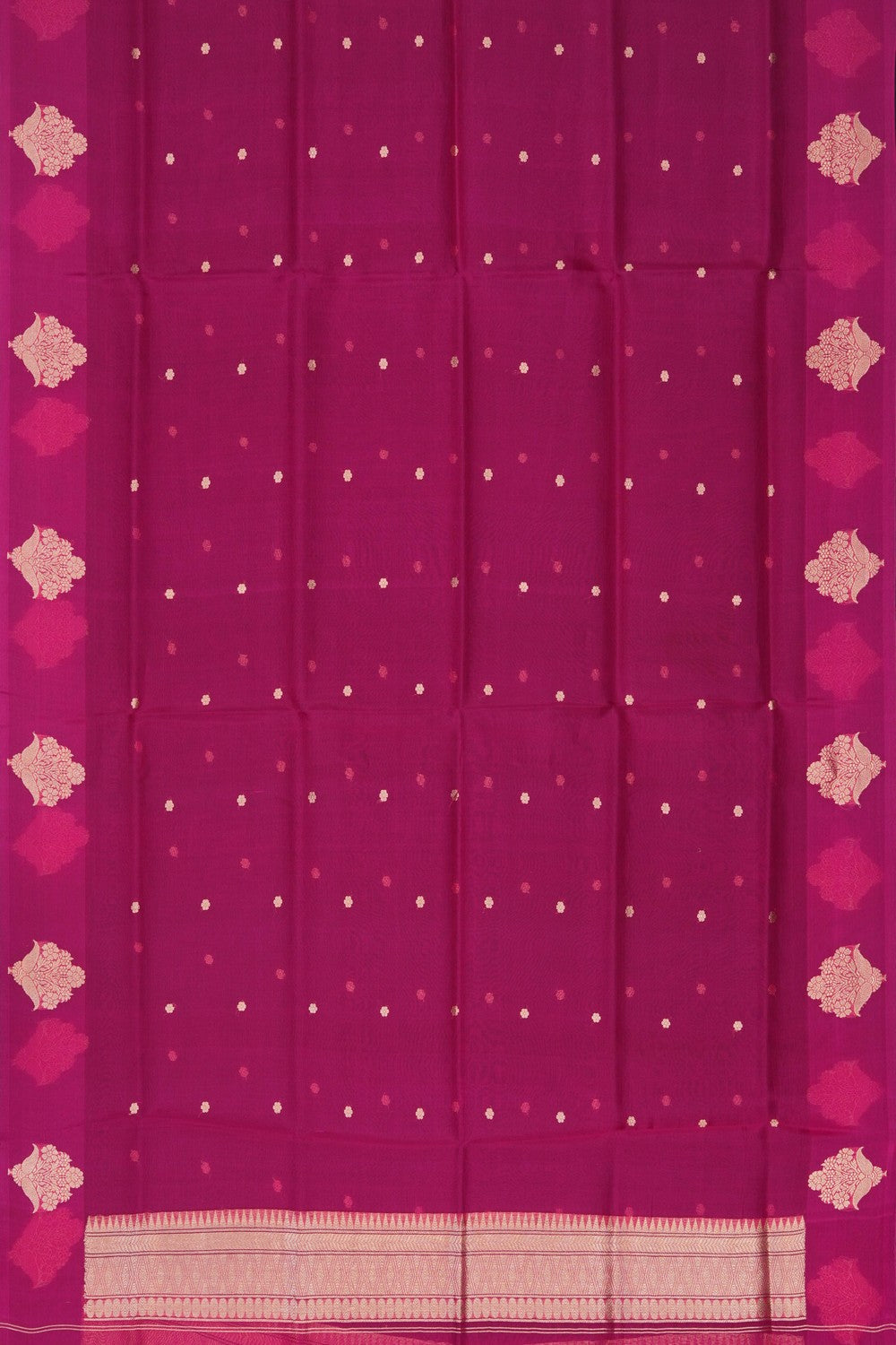 Image of Banarasi Silk Unstitched Suit (3 Pcs Set)