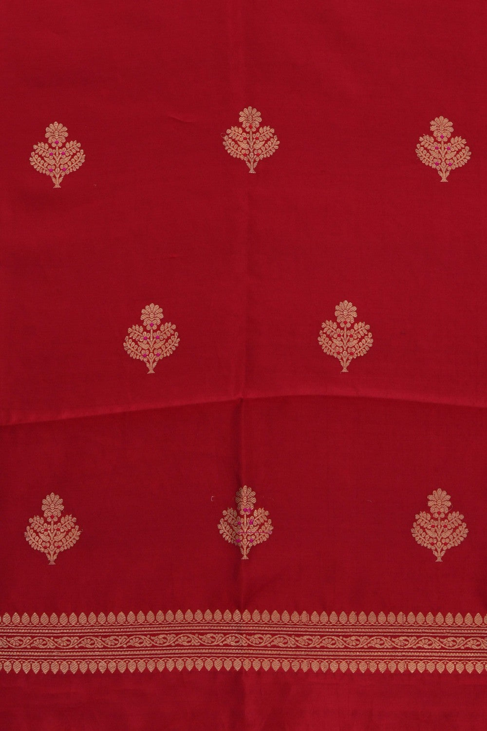 Image of Banarasi Silk Unstitched Suit (3 Pcs Set)