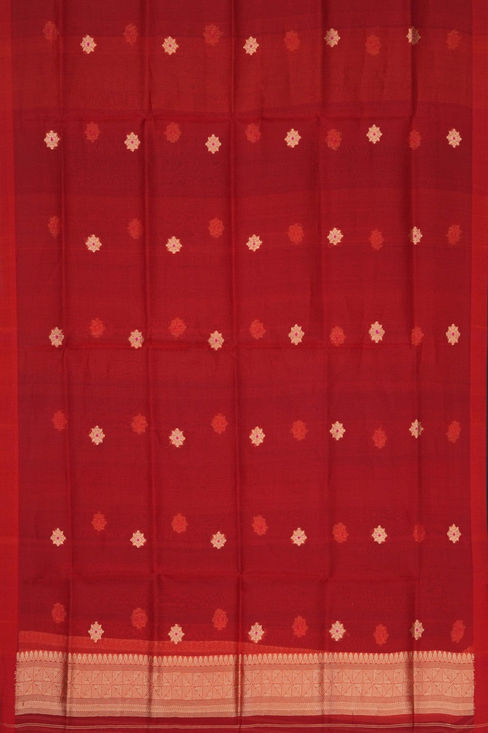 Image of Banarasi Silk Unstitched Suit (3 Pcs Set)