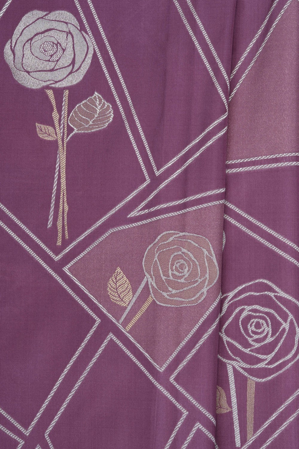 Image of Mauve Banarasi Silk Saree
