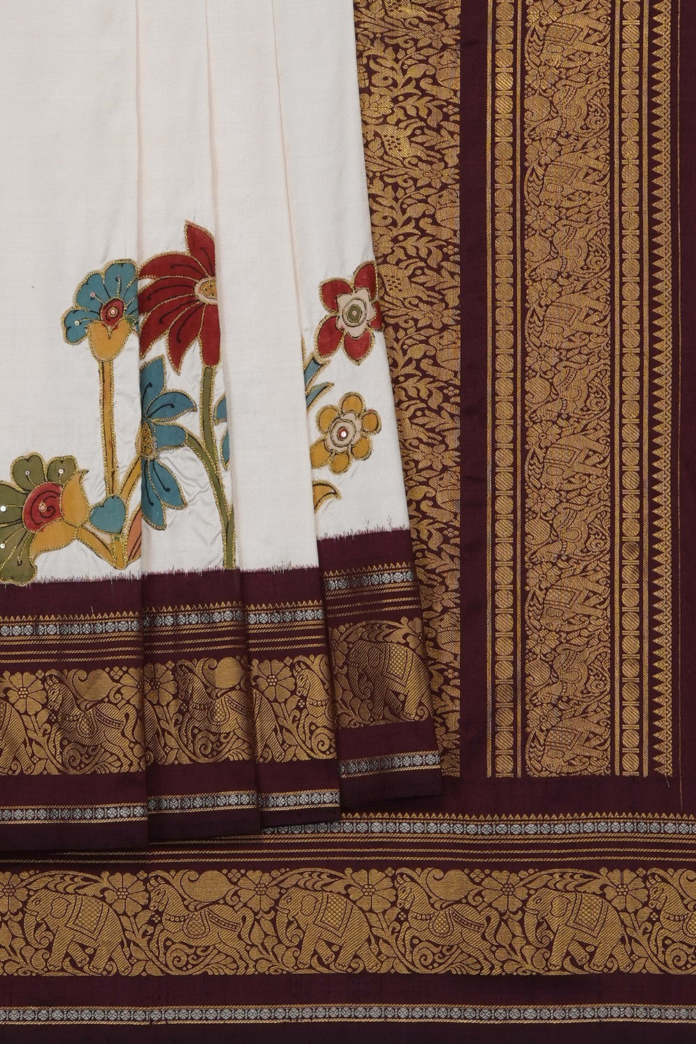 Image of Skillfully Appliquéd Onto The Drape