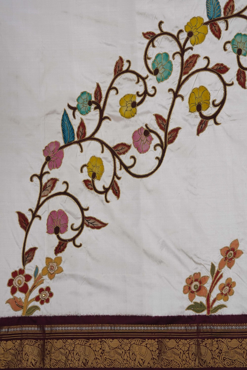 Image of Skillfully Appliquéd Onto The Drape