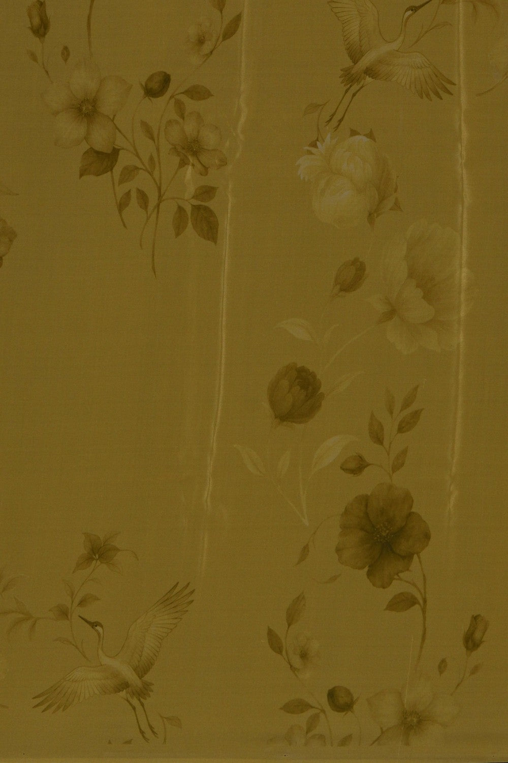 Image of A Floral Print Crepe Saree