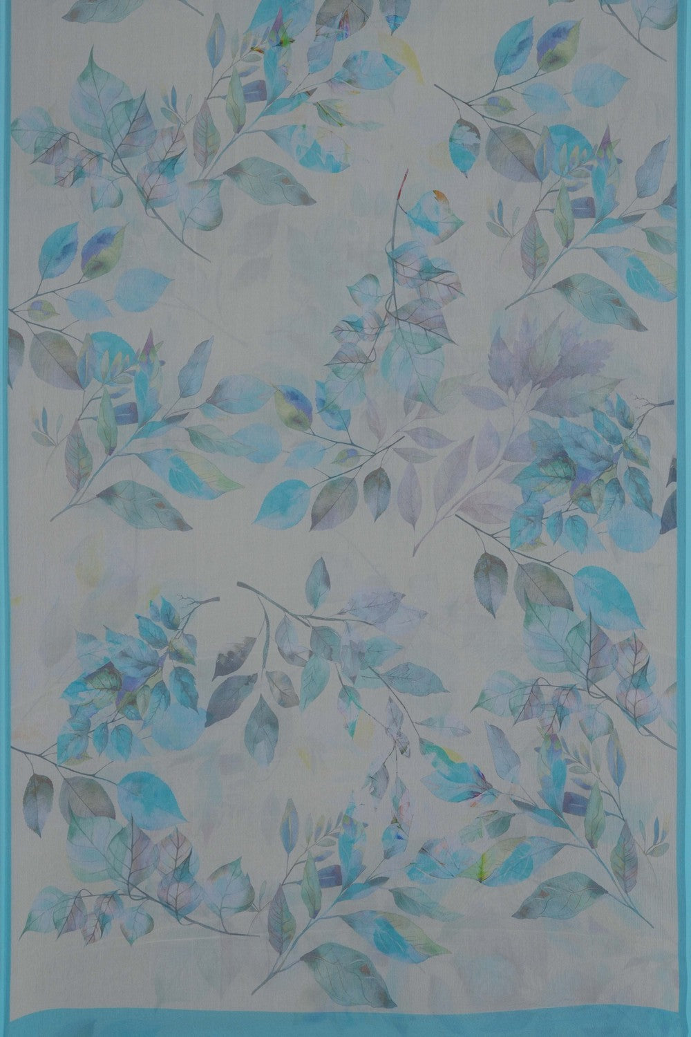 Image of A Floral Print Chiffon Saree