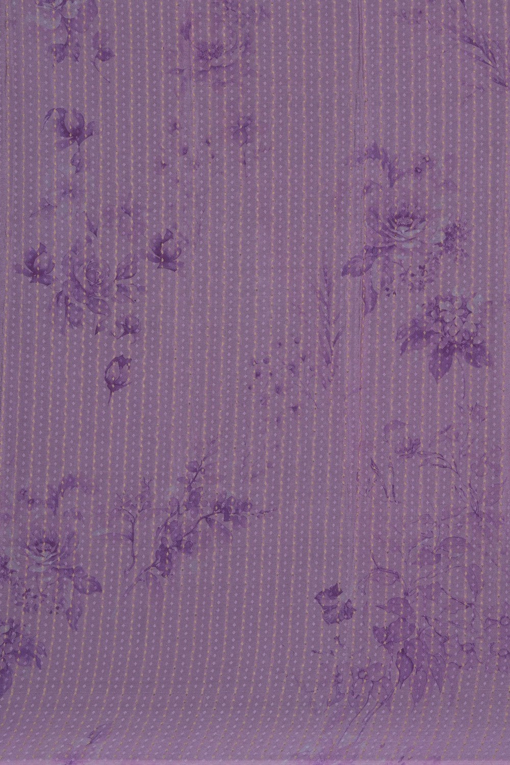 Image of A Floral Print Chiffon Saree