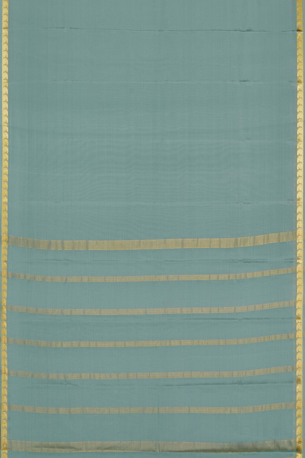 Image of Pista-Green Crepe Saree