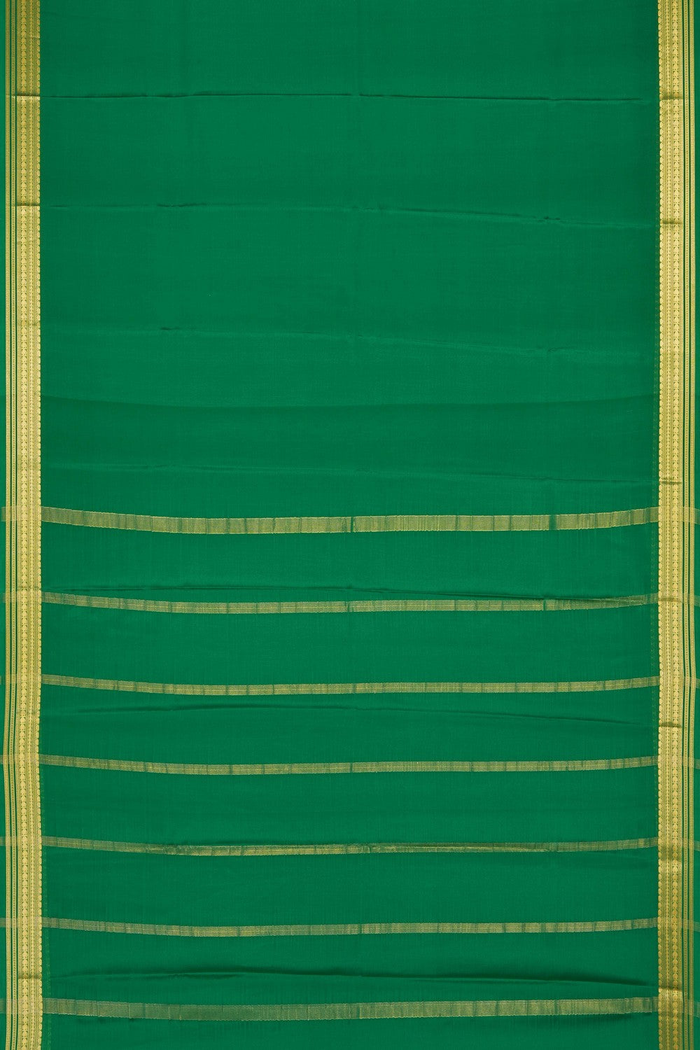 Image of Green Crepe Saree