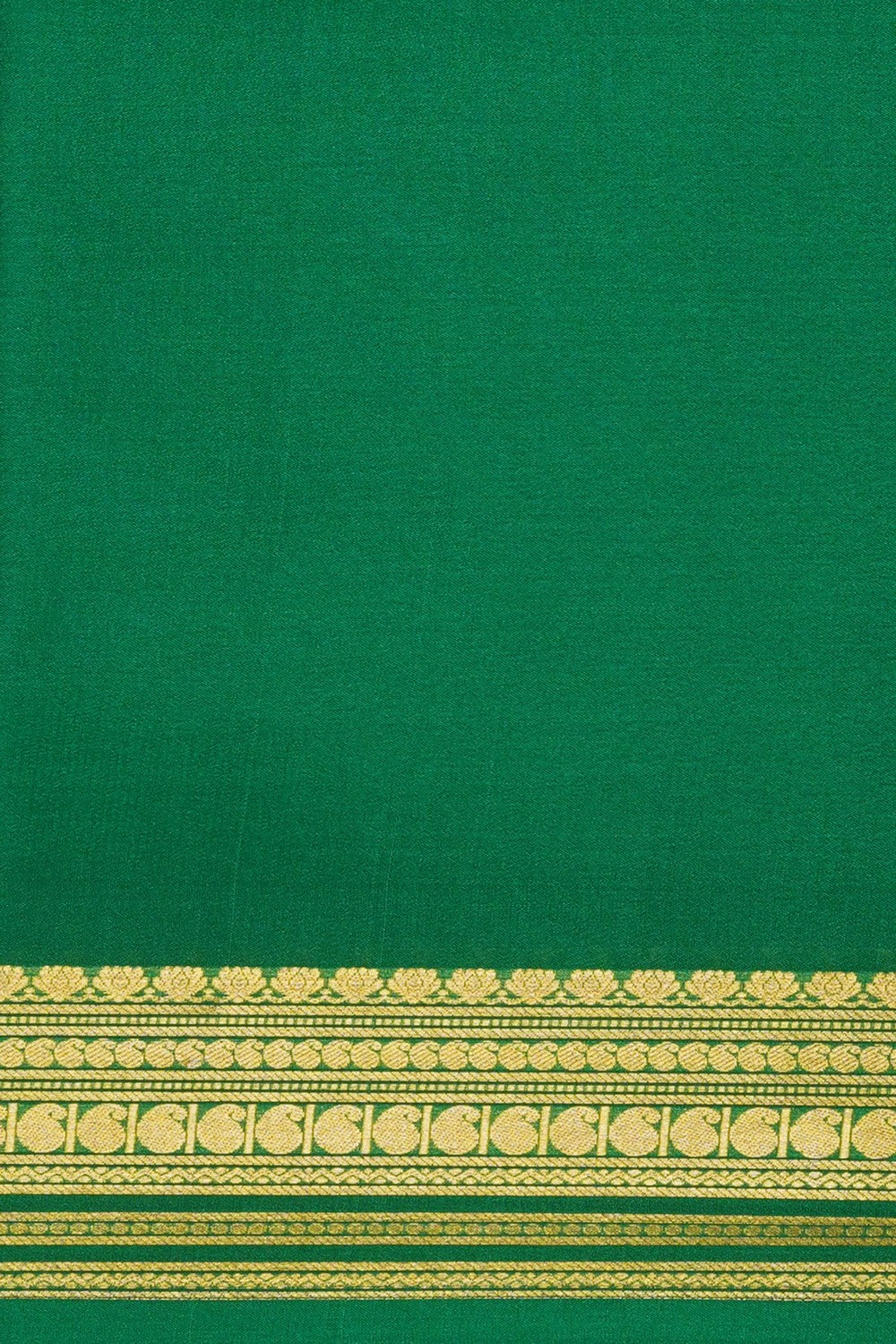 Image of Green Crepe Saree