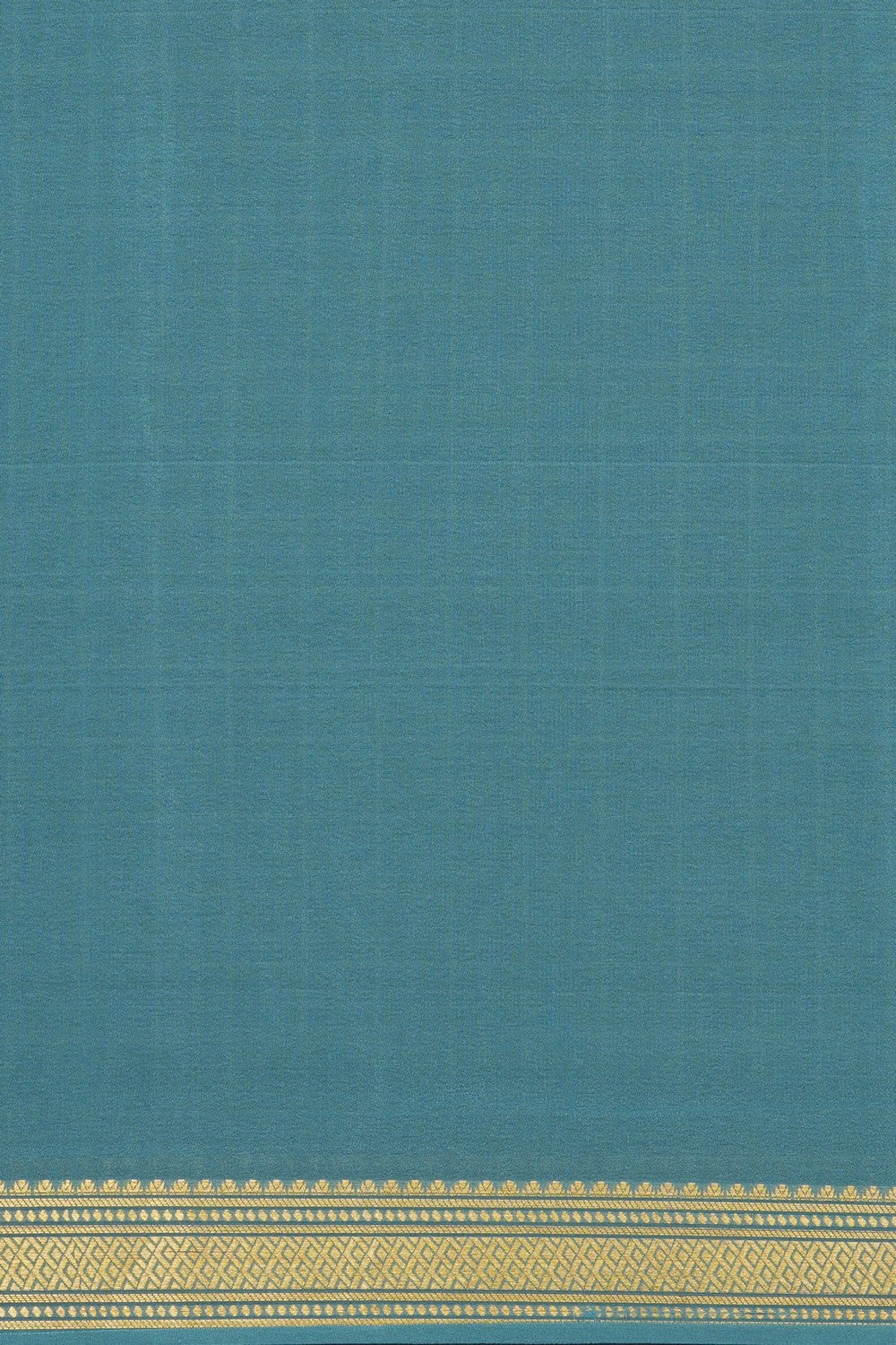 Image of Smoky Blue Crepe Saree