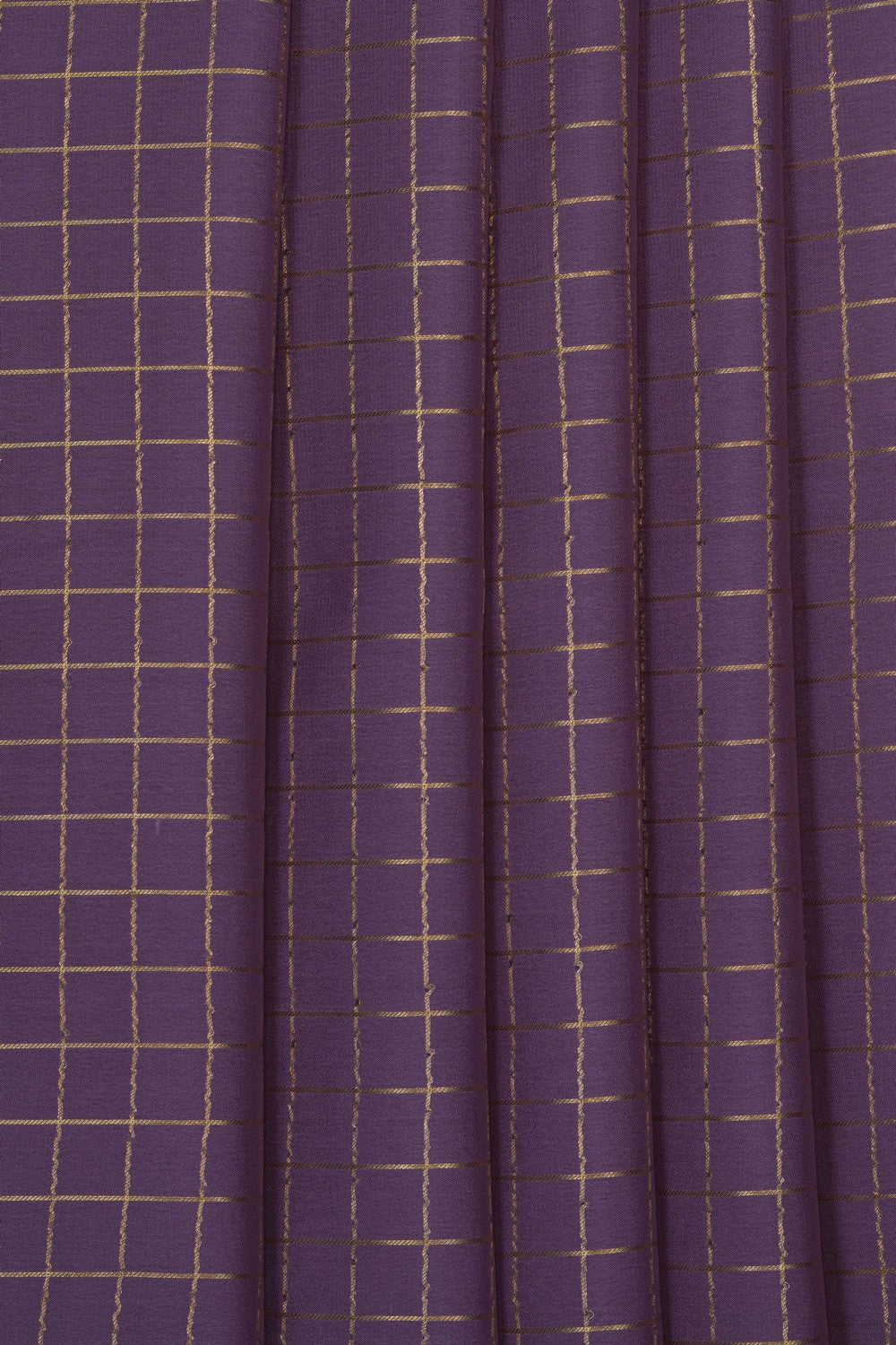 Image of Mauve Crepe Saree