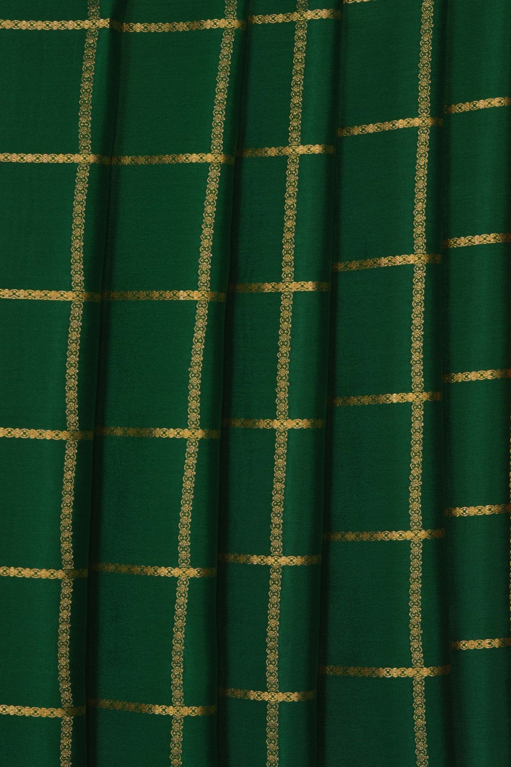 Image of Green Crepe Saree