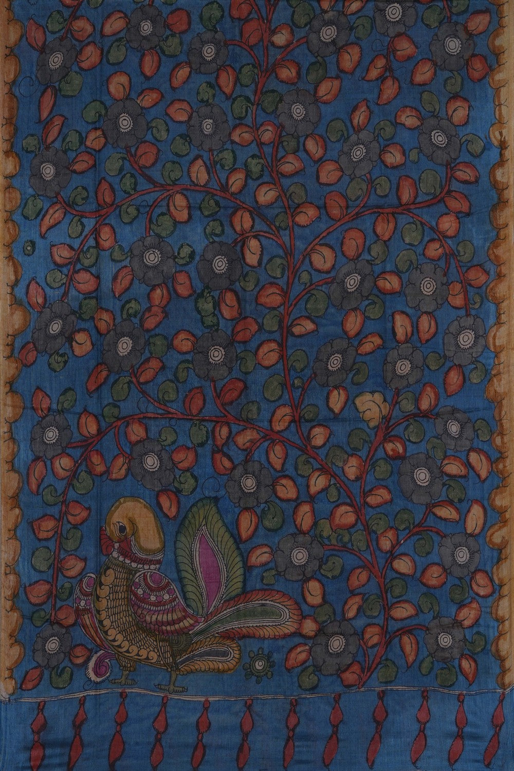 Image of Kalamkari Hand-Painted Dupatta