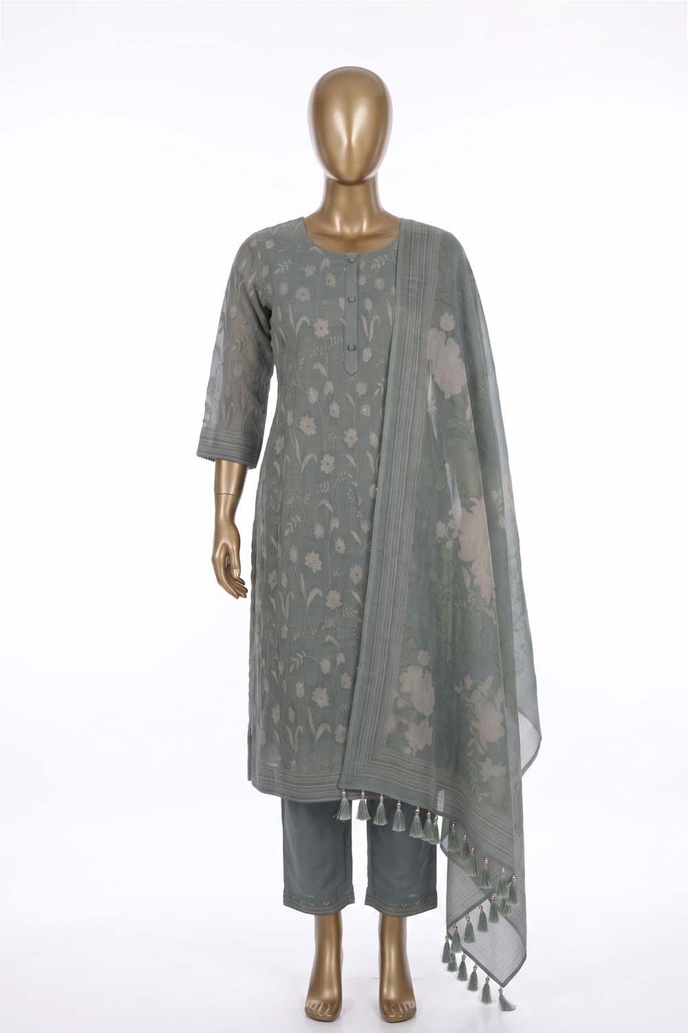 Image of Unstitched Suit Set Fabric (3 Pcs Set)