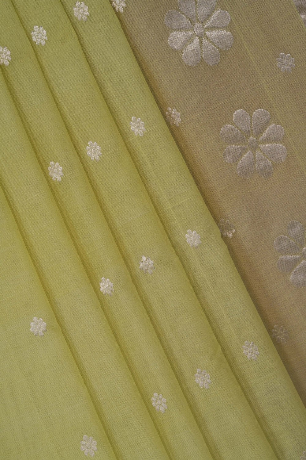 Image of Mint-Green Venkatagiri Cotton Saree