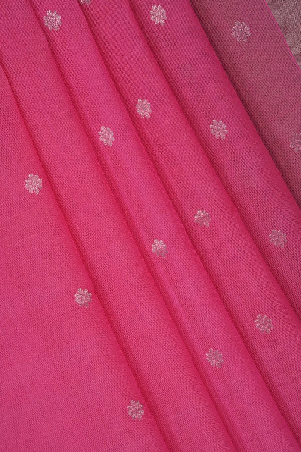 Image of Pink Venkatagiri Cotton Saree