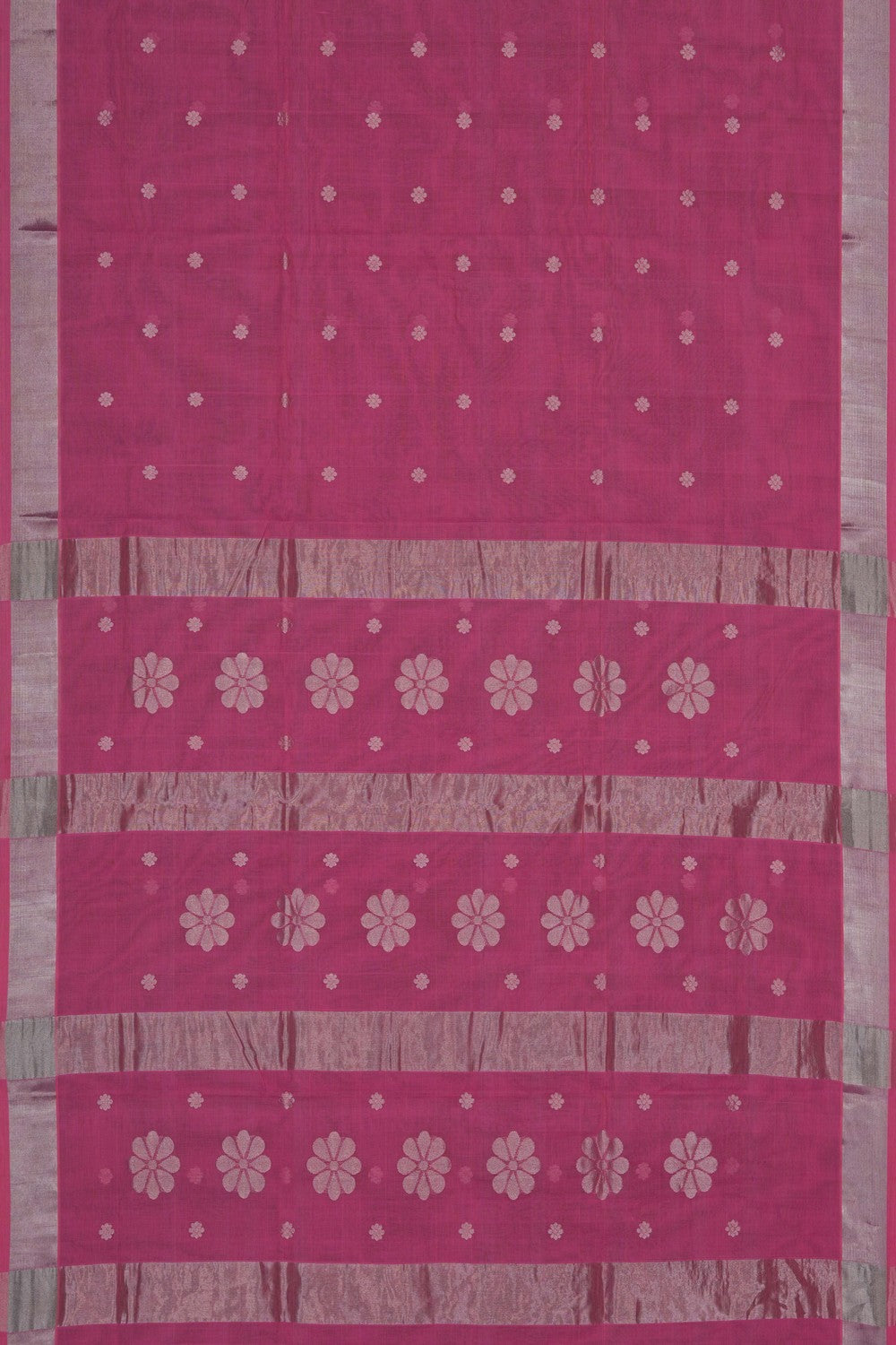 Image of Pink Venkatagiri Cotton Saree