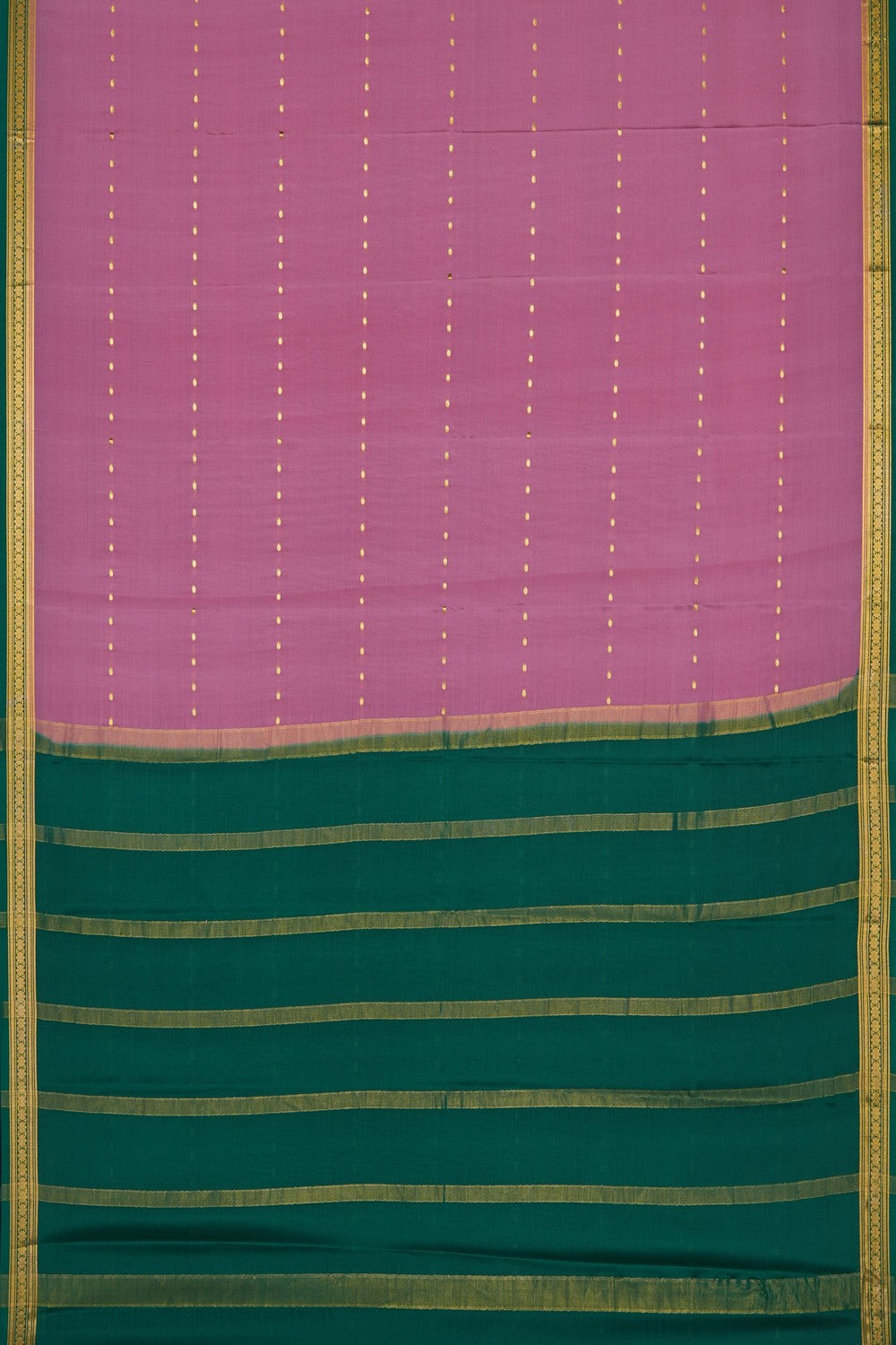 Image of Pink Crepe Saree