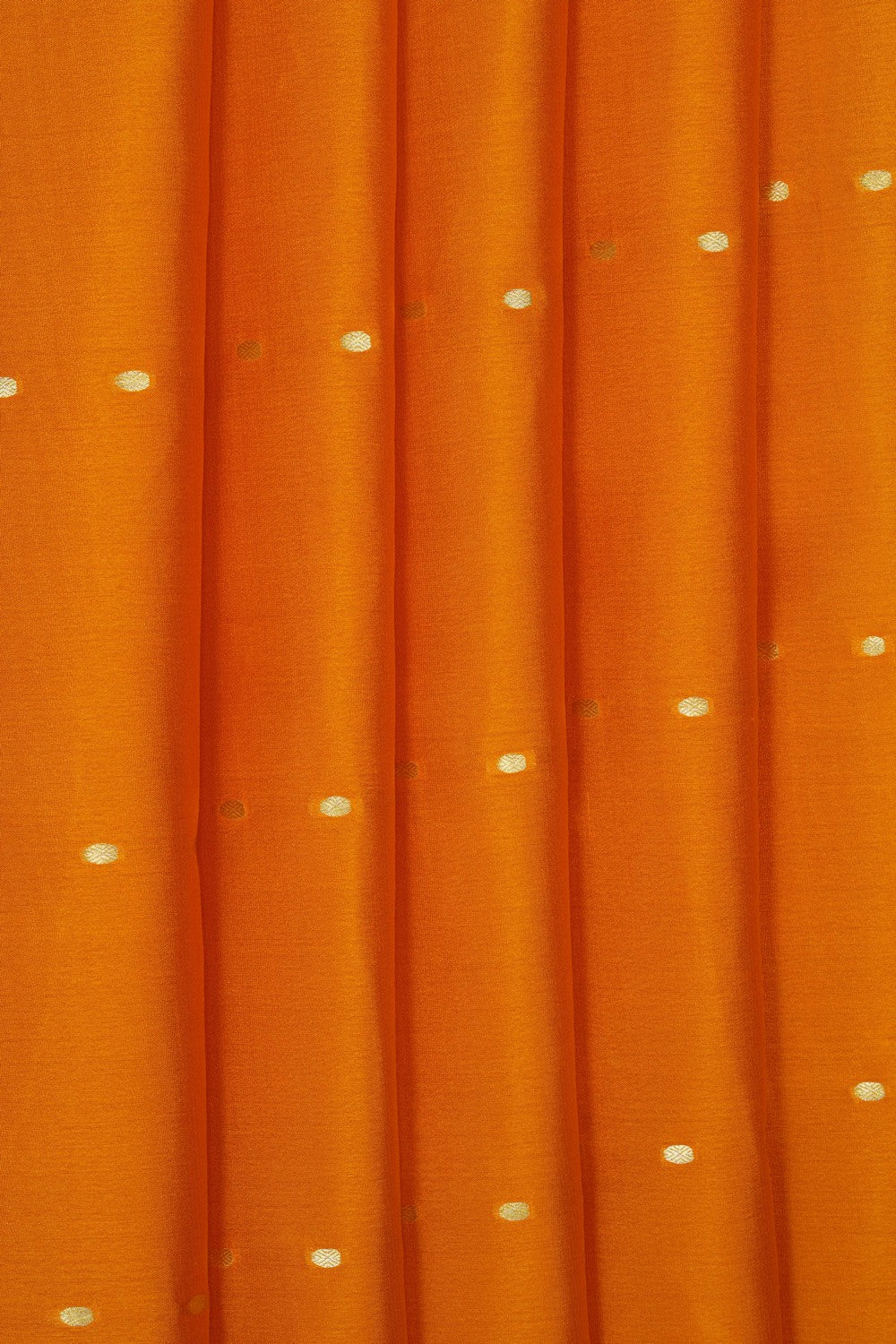 Image of Mustard Crepe Saree
