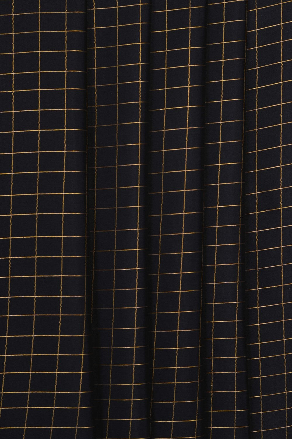 Image of Black Crepe Saree