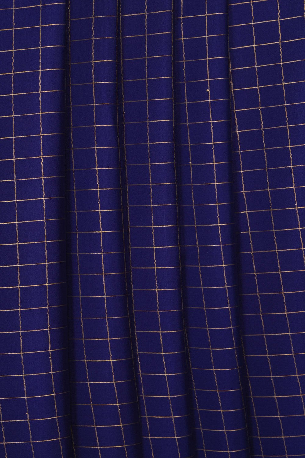 Image of Indigo Blue Crepe Saree