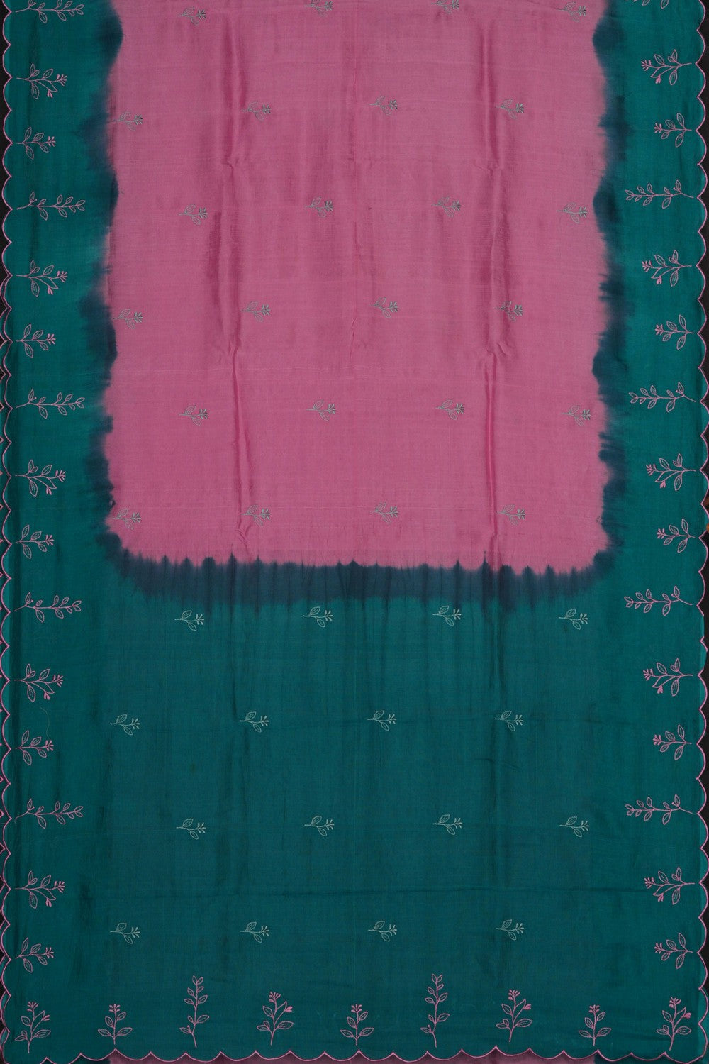 Image of Pink Mangalagiri Silk Saree