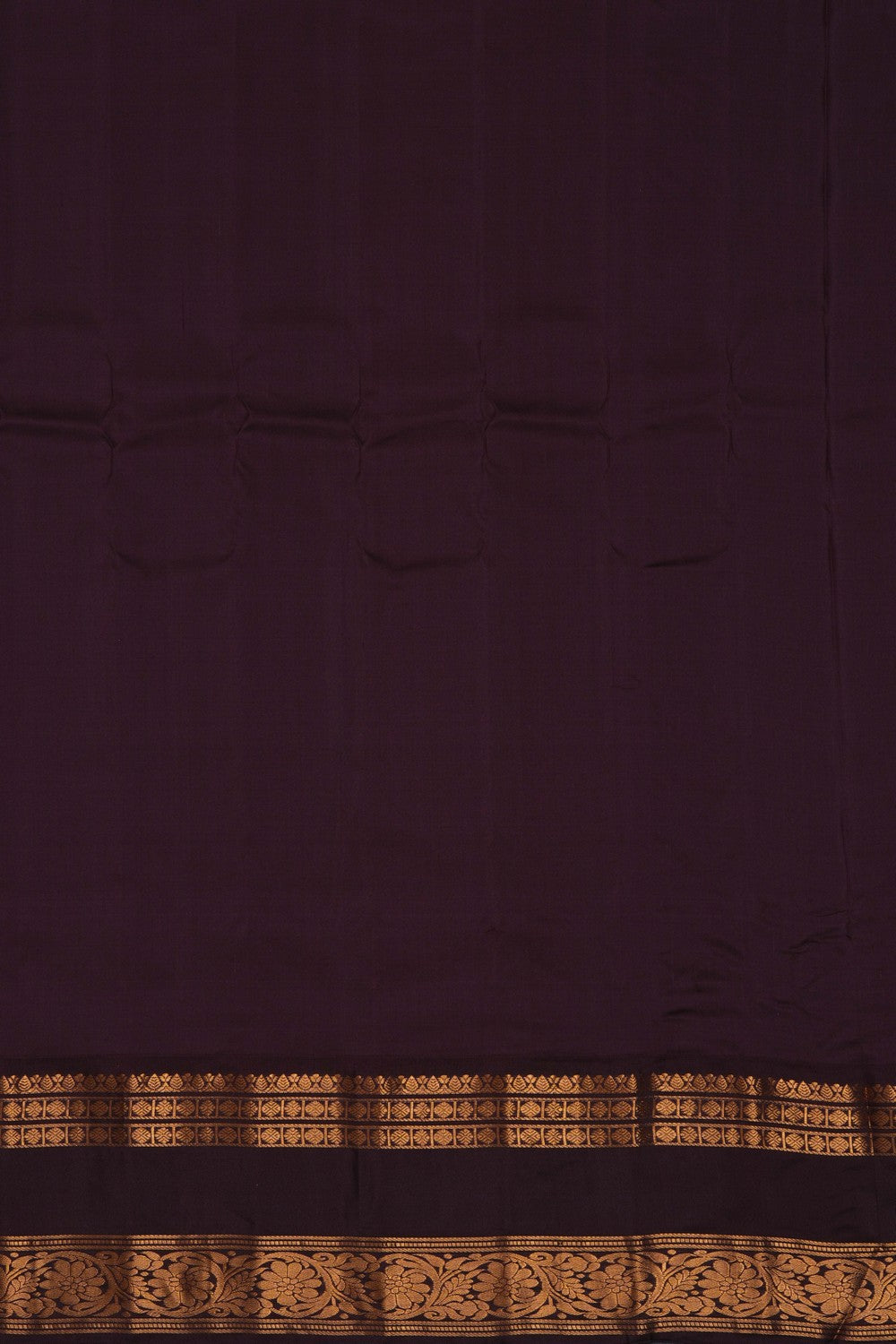 Image of Gadwal Silk Grey Saree