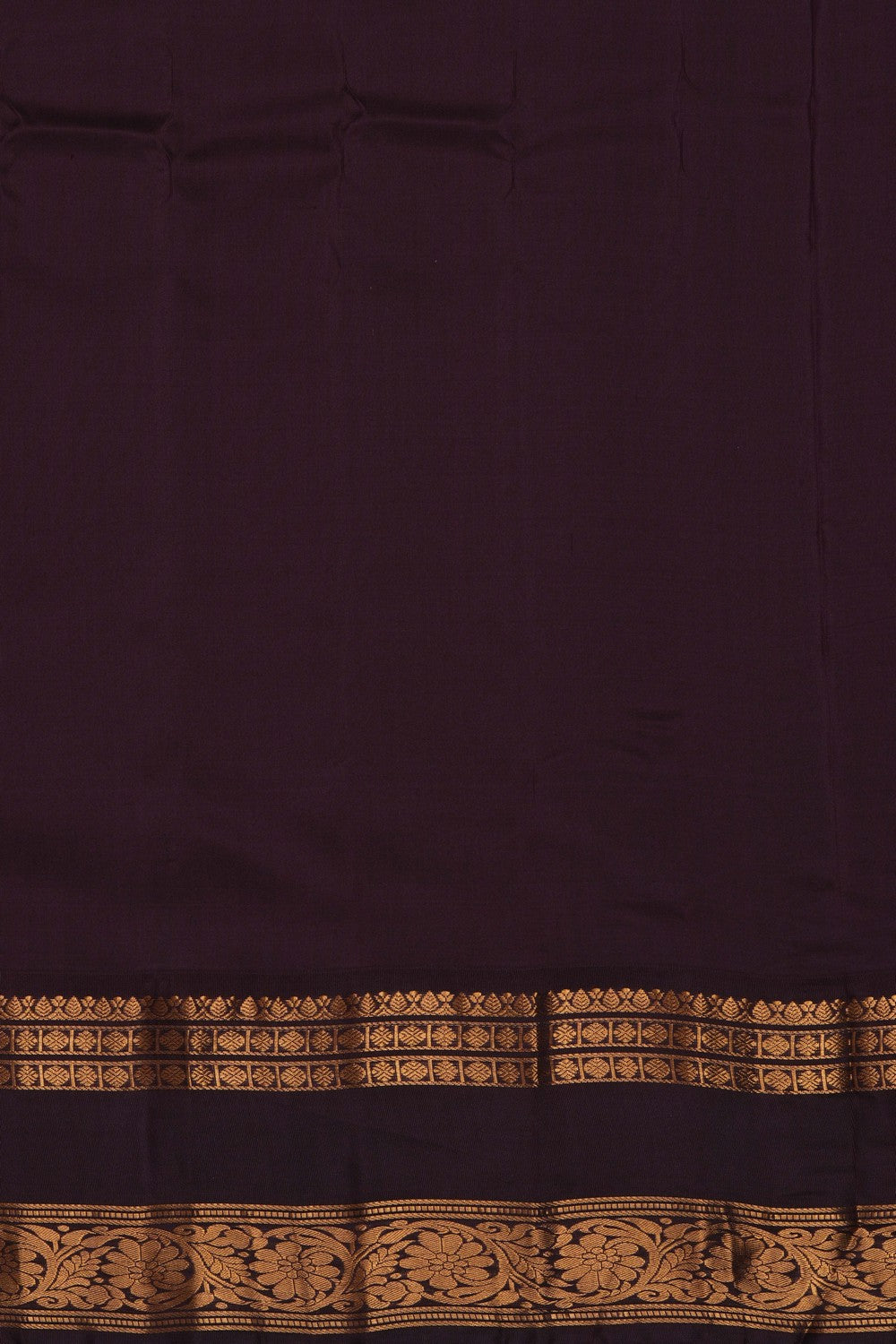 Image of Gadwal Silk Peach Saree