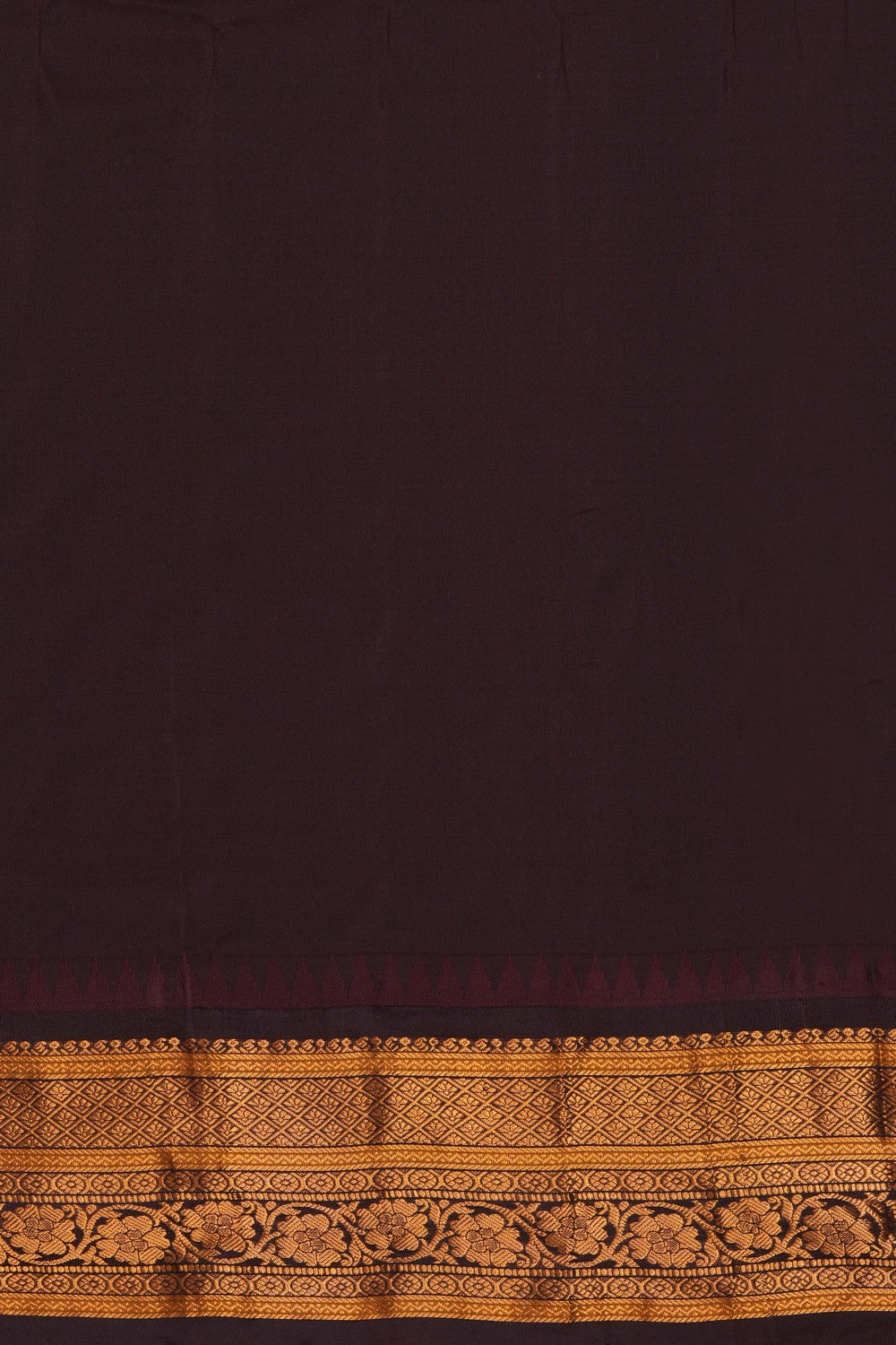 Image of Gadwal Silk Pink Kattam Saree