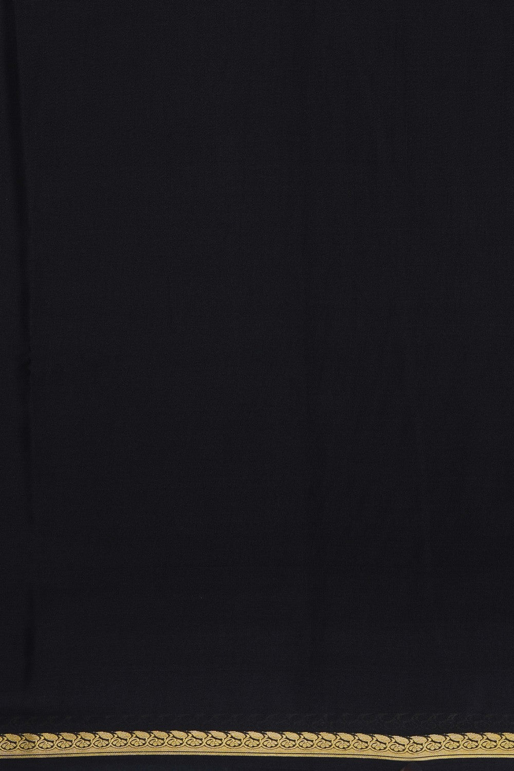 Image of Black Crepe Saree