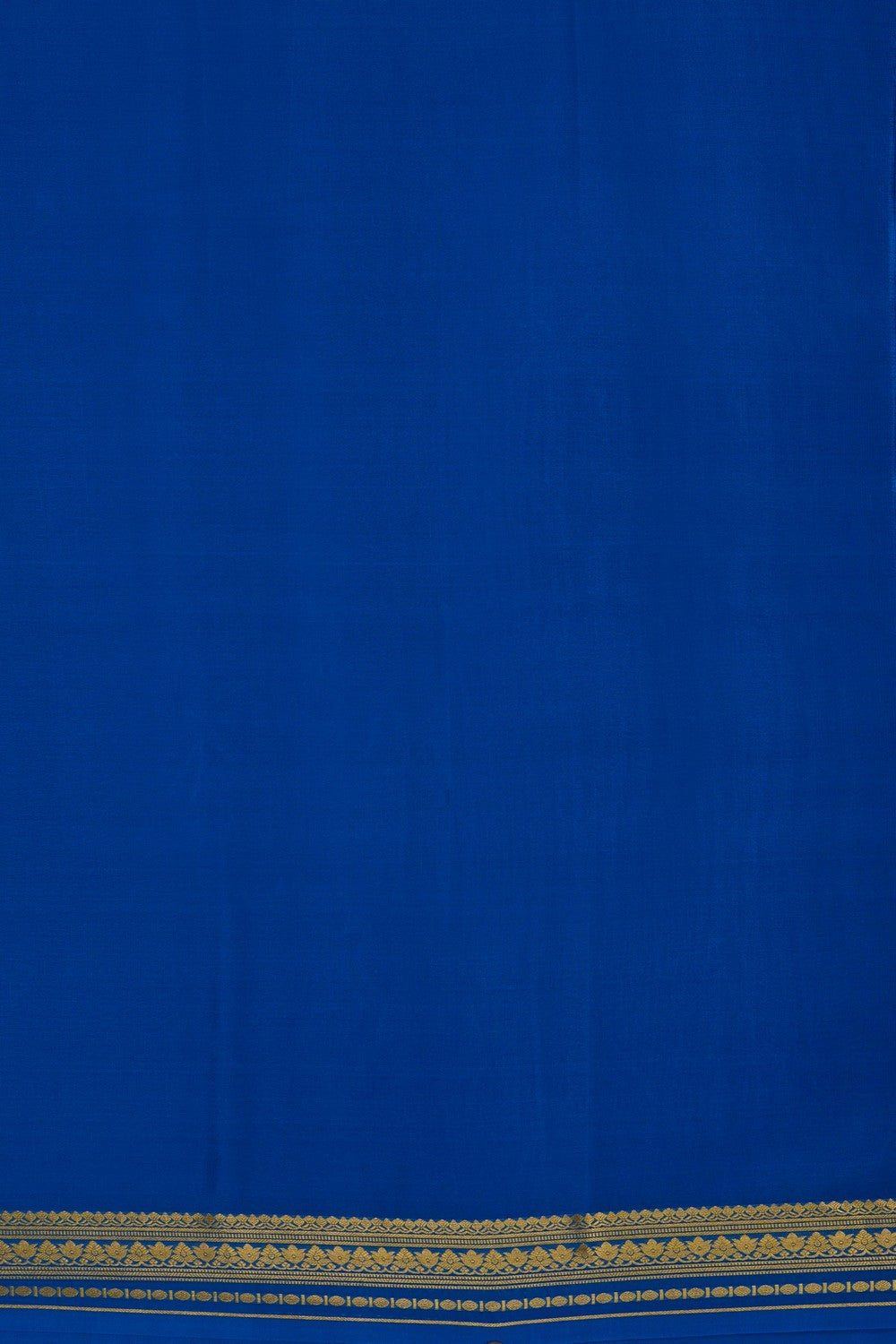 Image of Royal Blue Crepe Saree