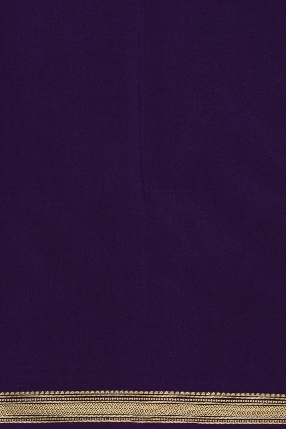 Image of Purple Crepe Saree