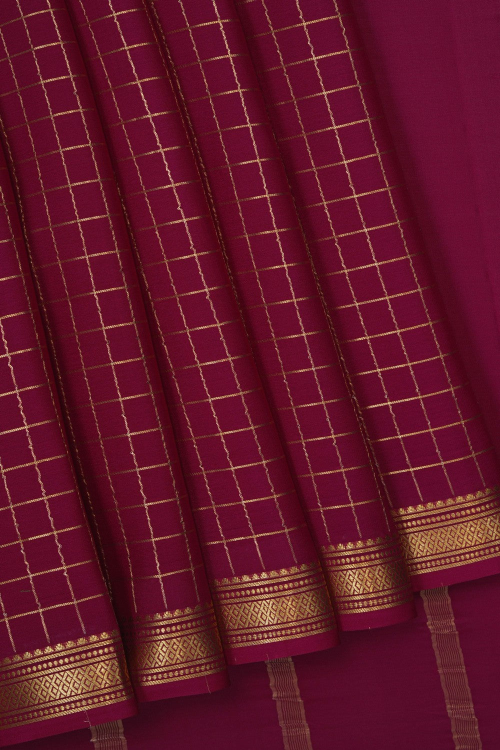 Image of Pink Crepe Saree